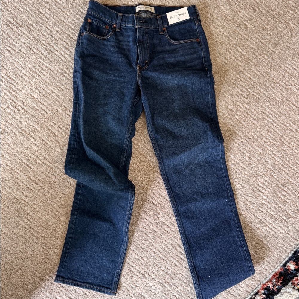 Abercrombie & Fitch Dark Blue Denim
